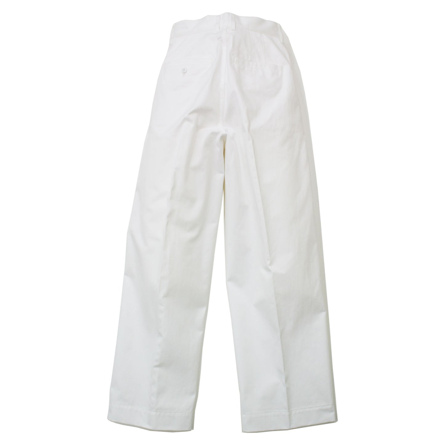 LOEFF/COTTON TWILL 2TUCK PANTS