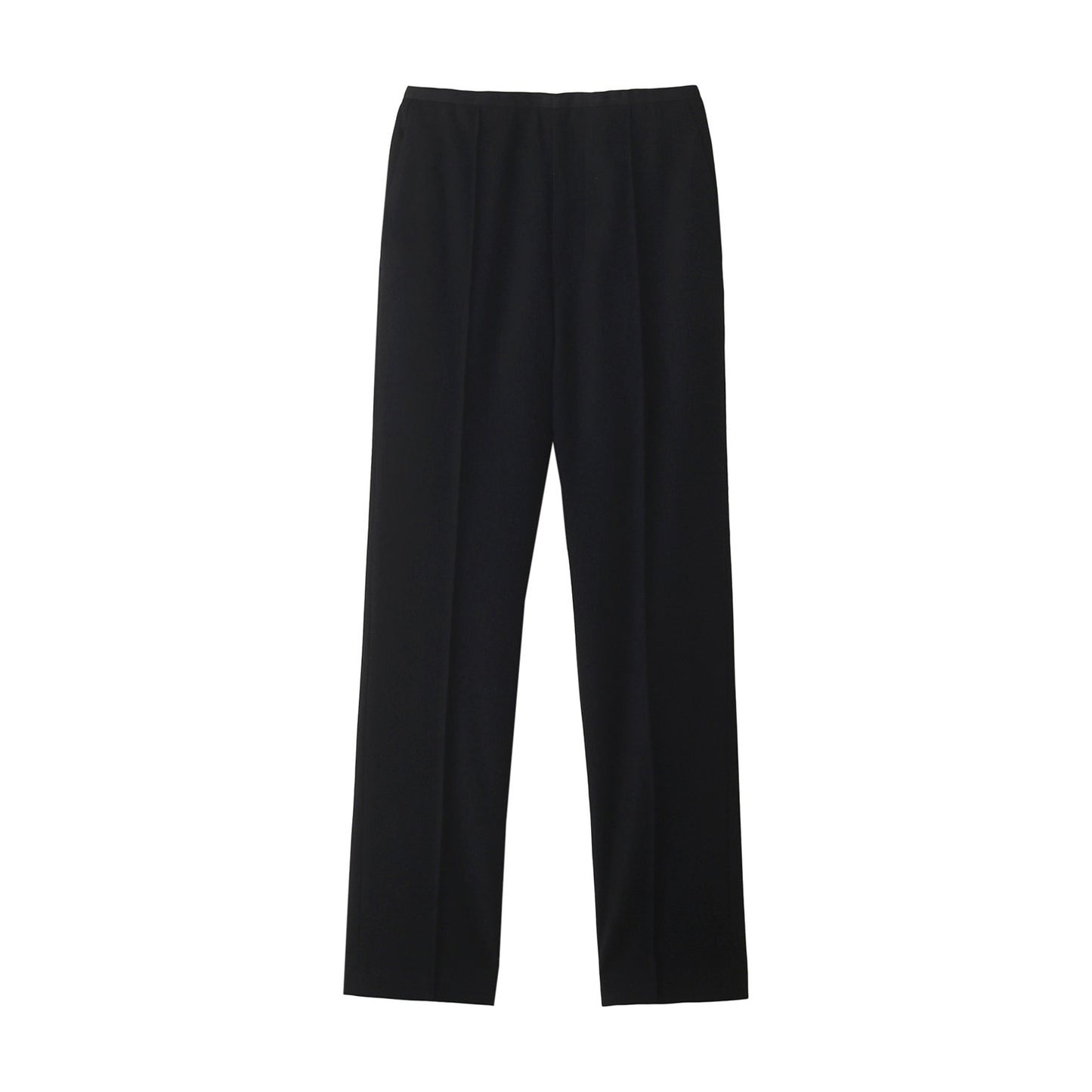 BOWTE/WOOL CREASE PINTUCK PANTS