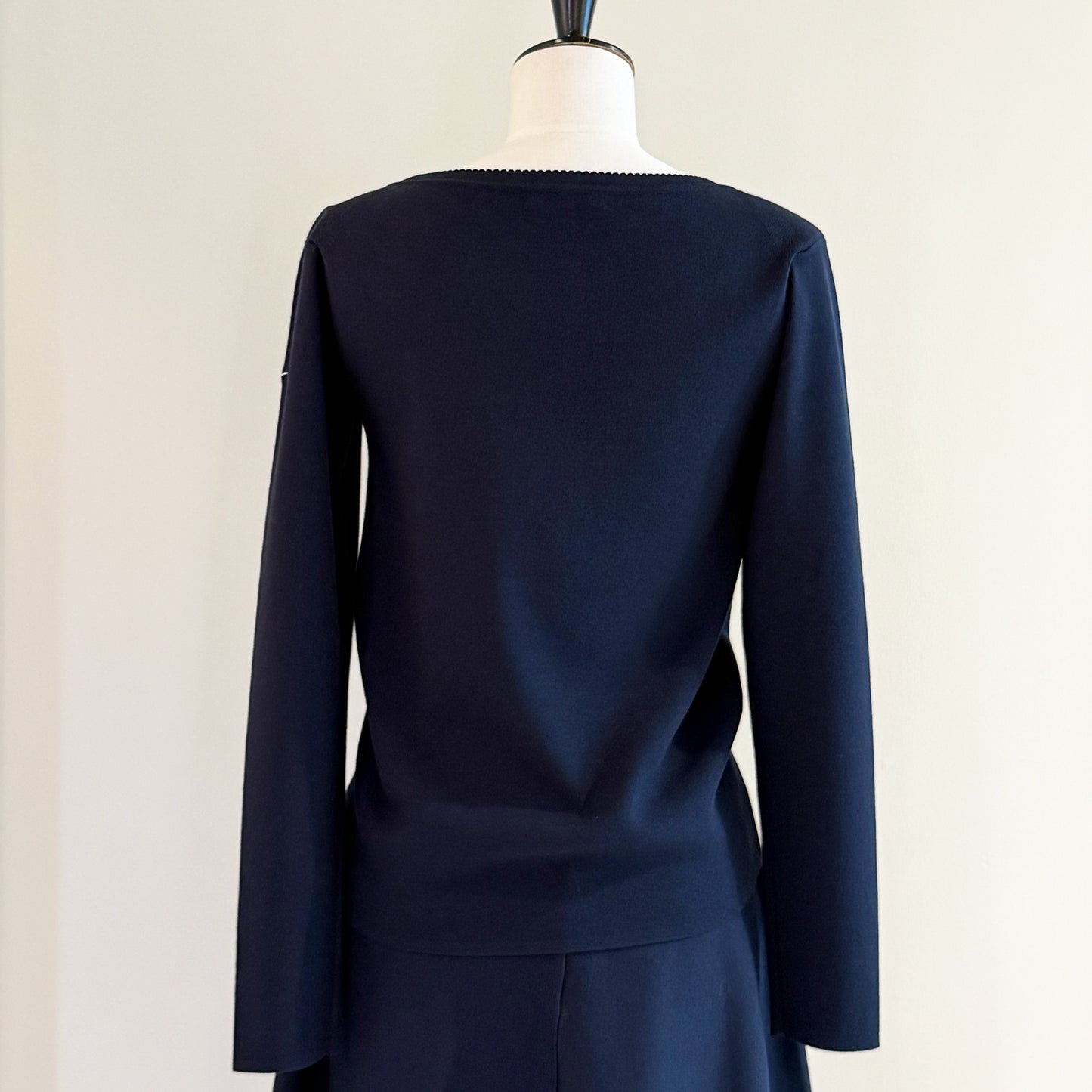 MADISONBLUE/KNIT BOAT NECK L/S