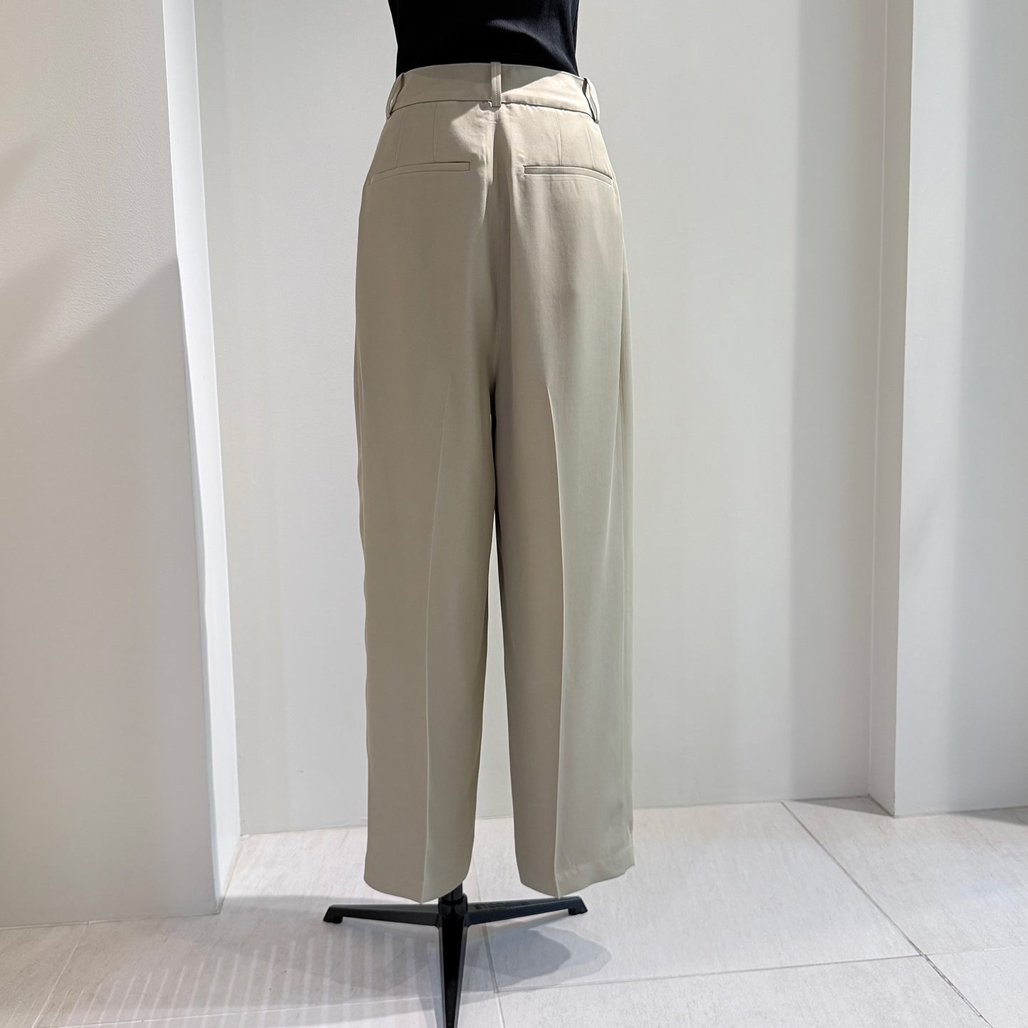 IIROT/ACETATE POLYESTER TROUSERS