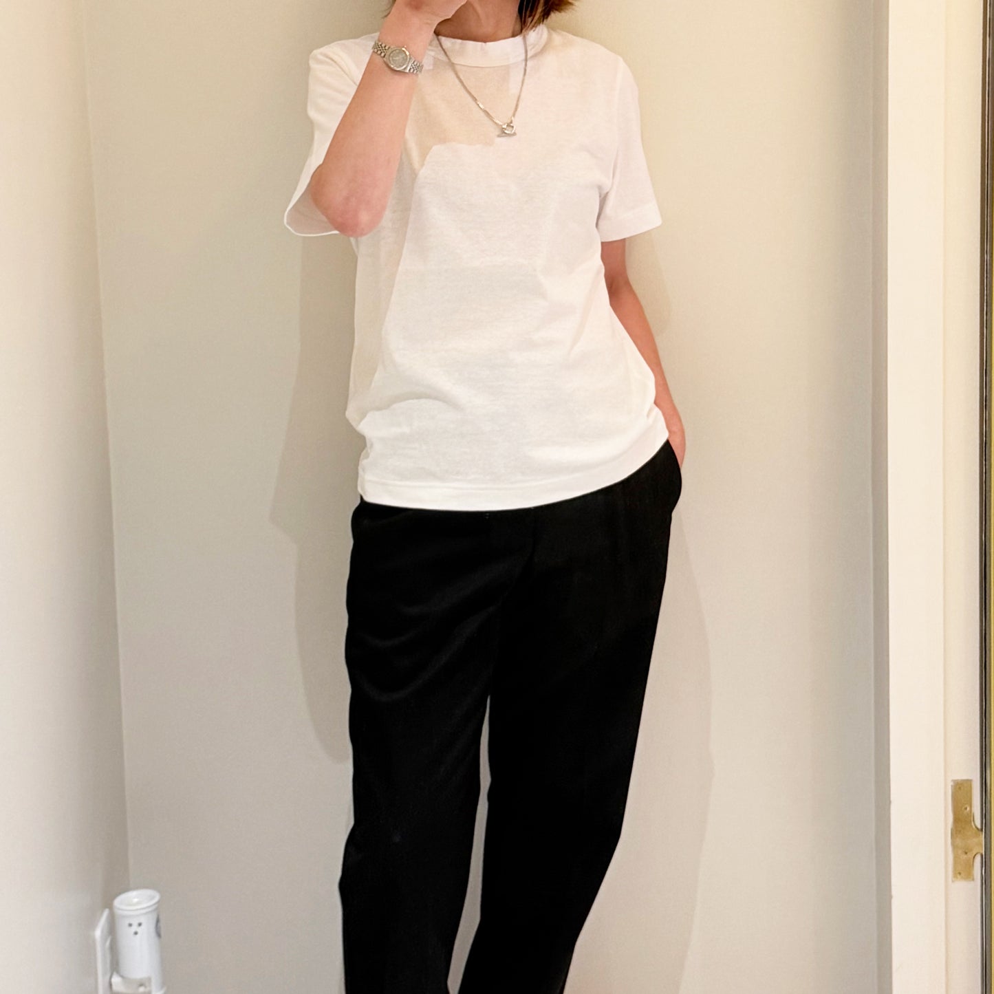 THREE DOTS TURQUOISE/RAFFY T-SHIRT