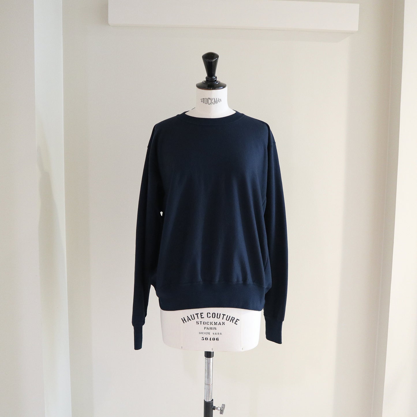AURALEE /ELASTIC HIGH GAUGE SWEAT P/O