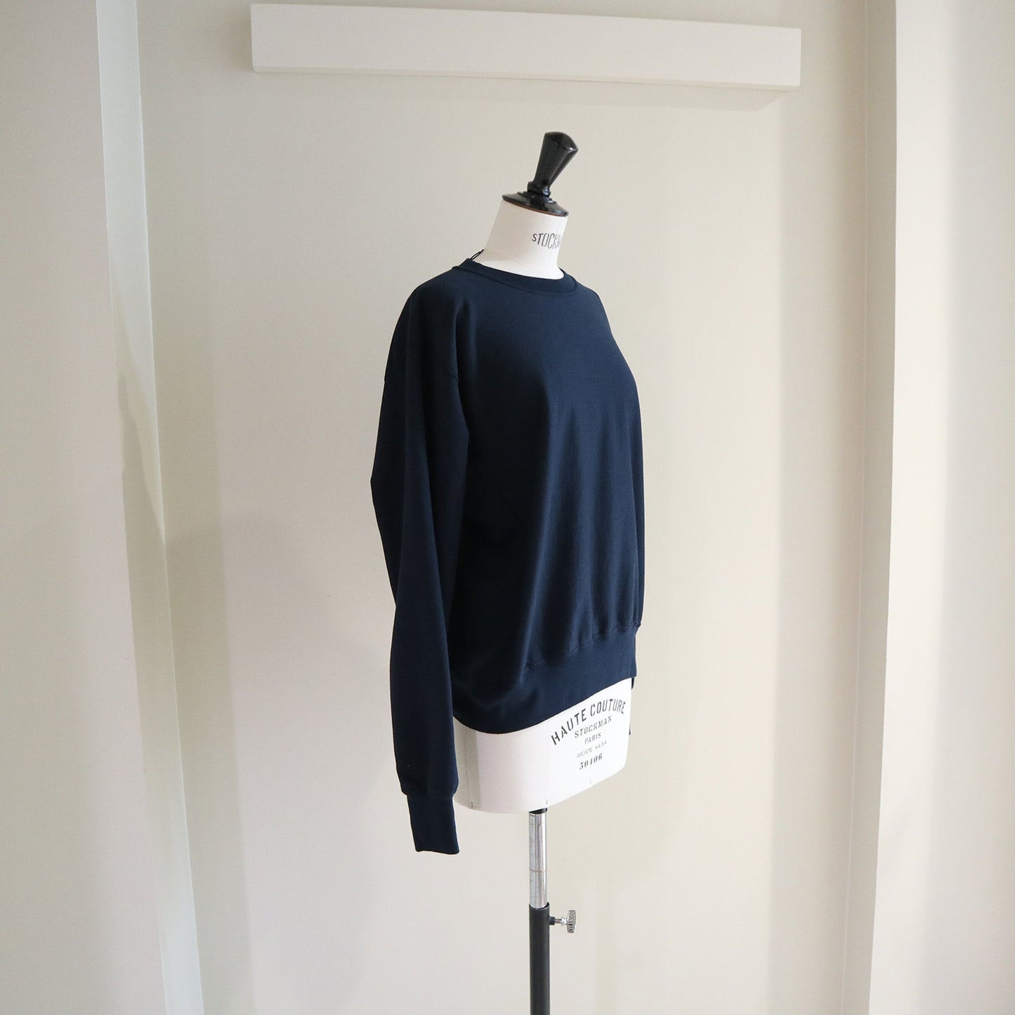 AURALEE /ELASTIC HIGH GAUGE SWEAT P/O