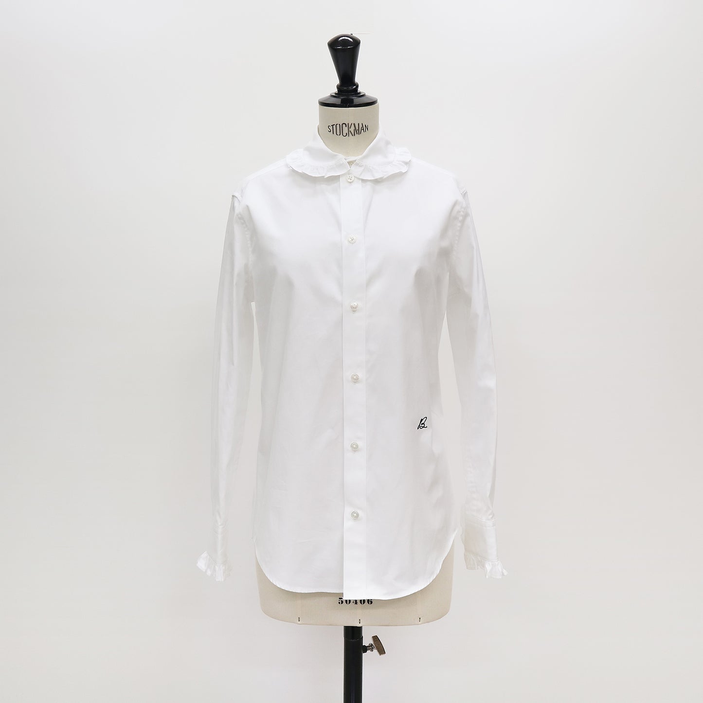 MADISONBLUE/ROUND COLLAR FRILL SH L.OX