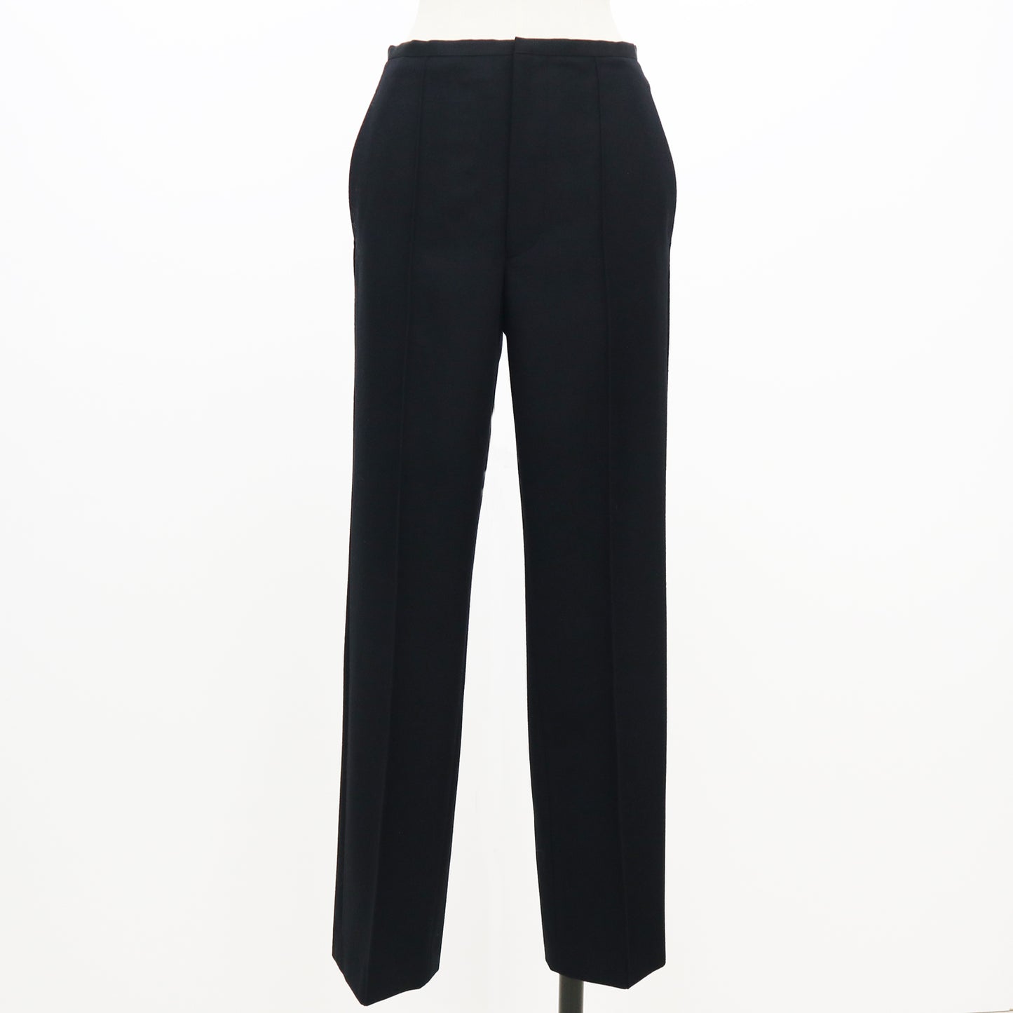 BOWTE/WOOL CREASE PINTUCK PANTS