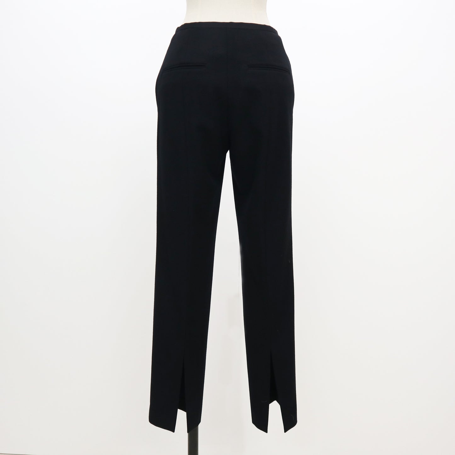 BOWTE/WOOL CREASE PINTUCK PANTS