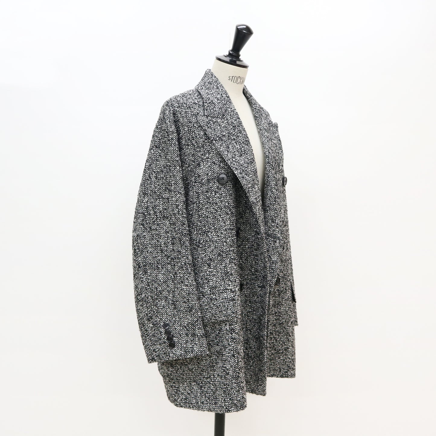 COUTURE D'ADAME/Cottage coat British boucle vintage finish