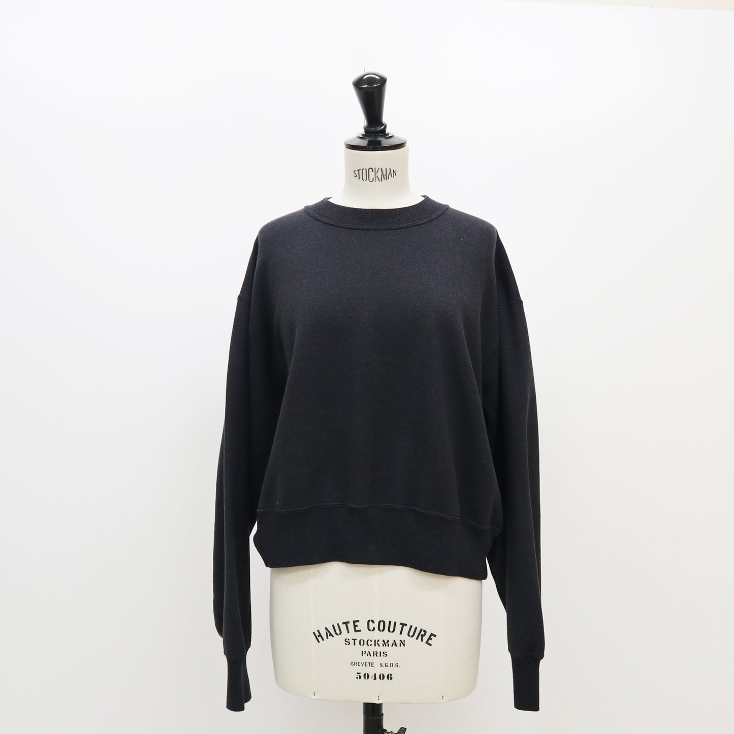 LOEFF/COTTON CROPPED SWEAT