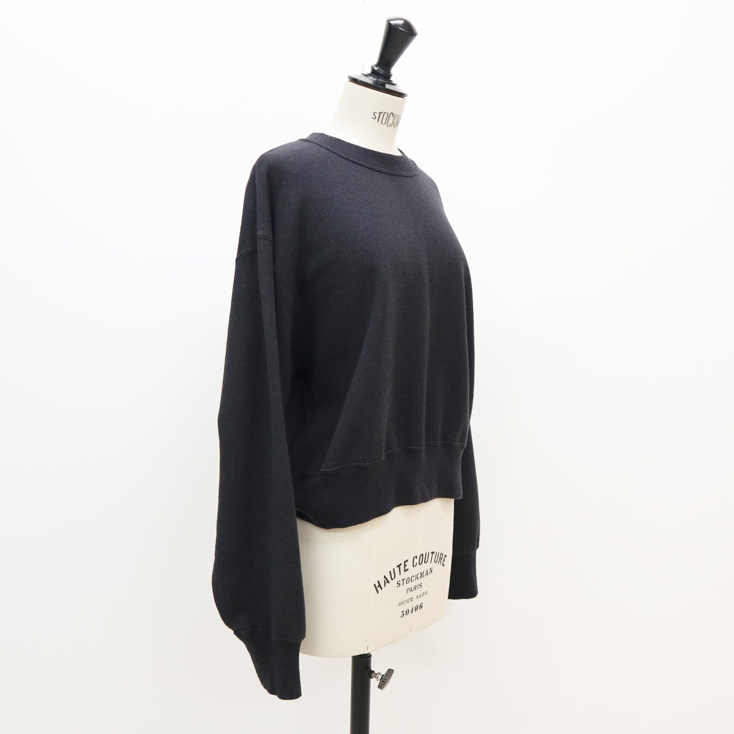 LOEFF/COTTON CROPPED SWEAT