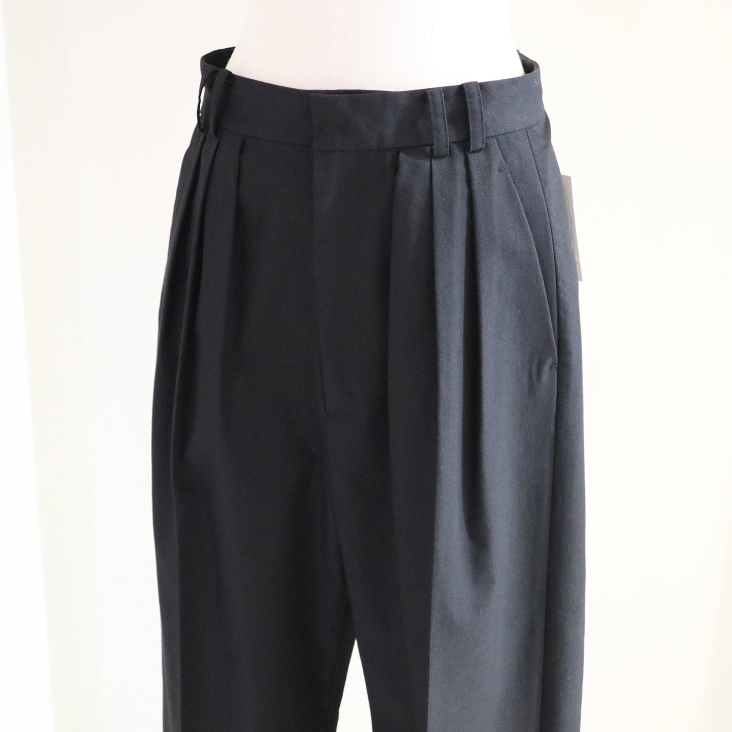 THREEDOTSTURQUOISE/THREE TUCK PANTS