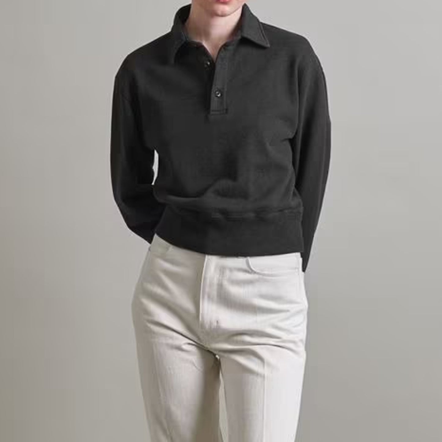 LOEFF/COTTON SWEAT POLO