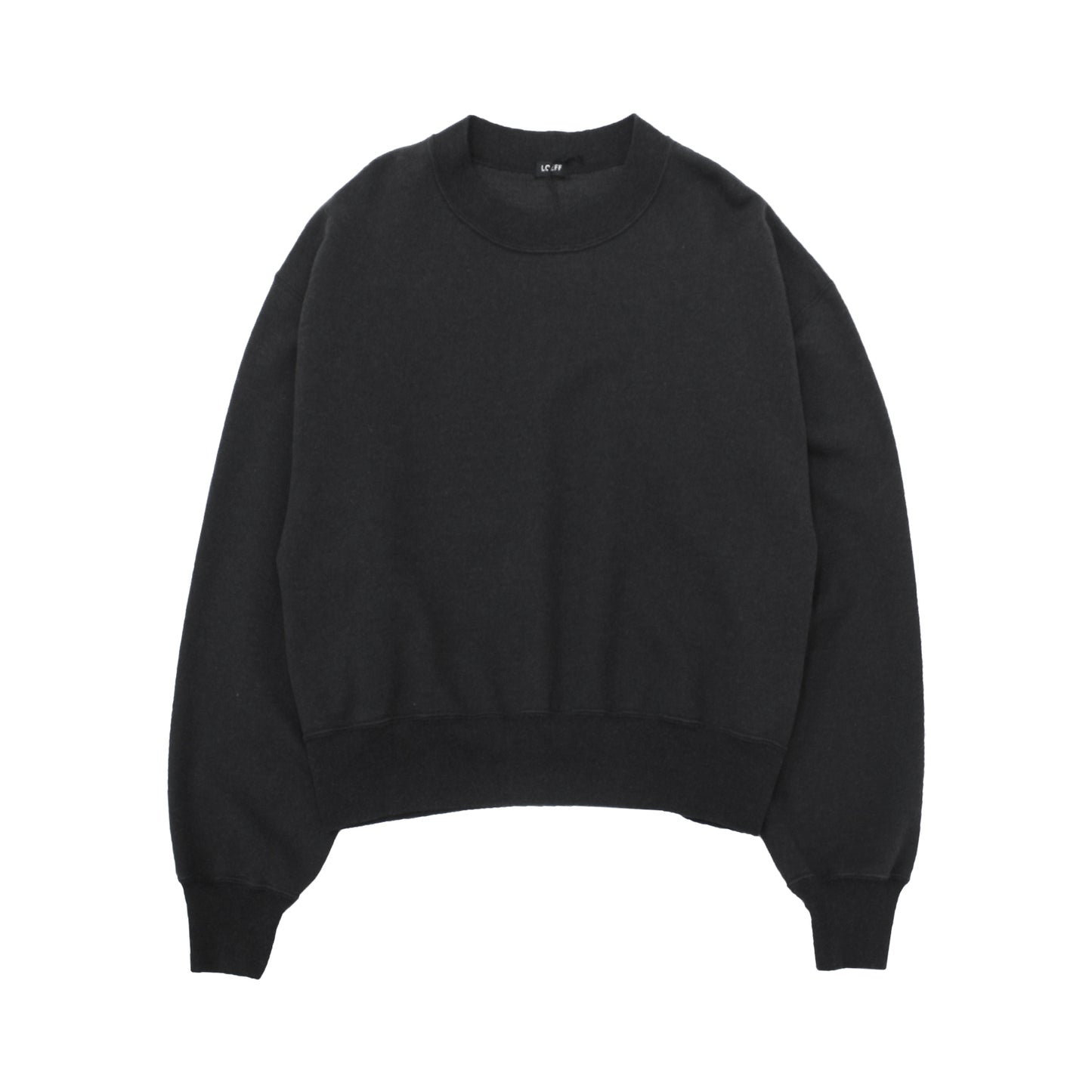 LOEFF/COTTON CROPPED SWEAT