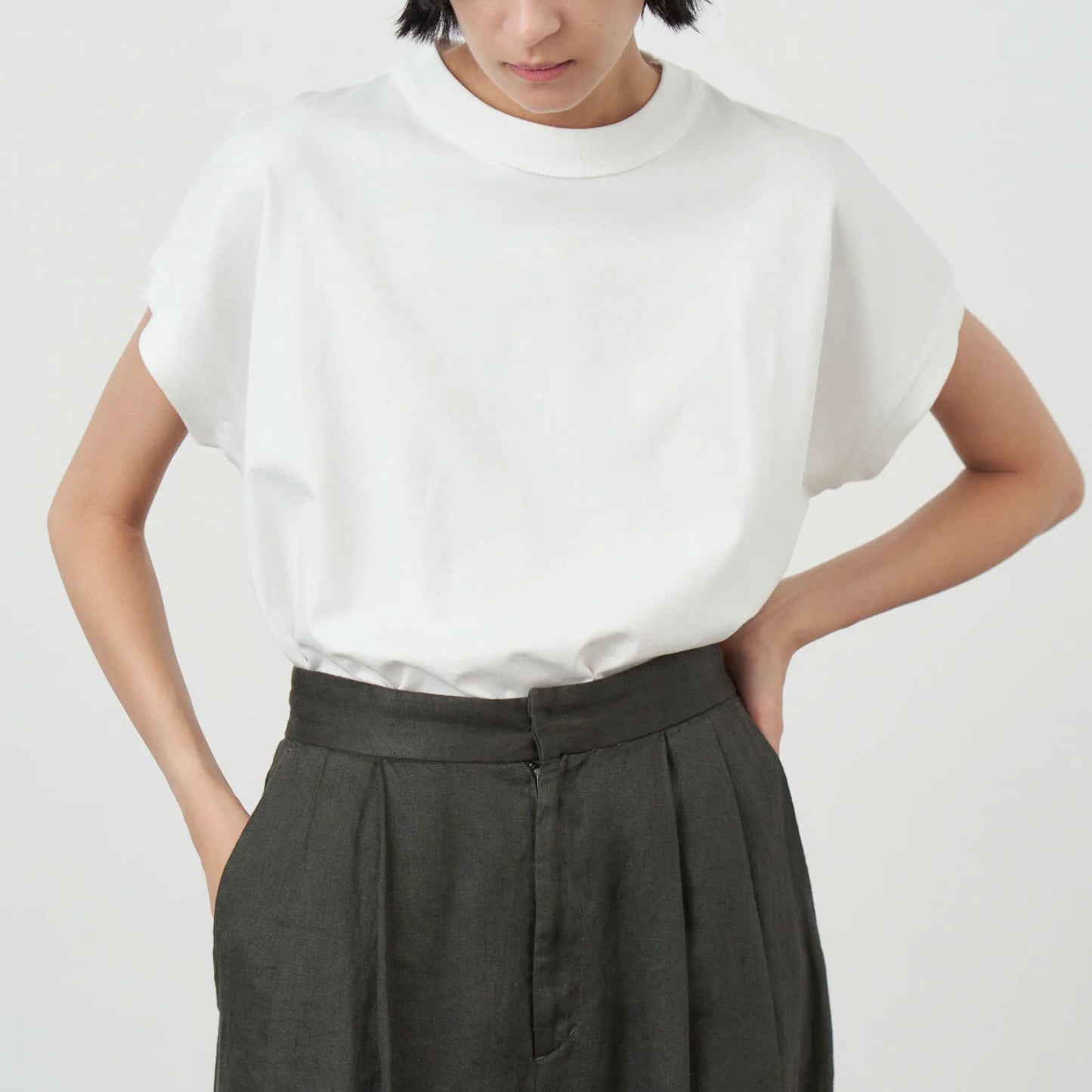 ATON/ 12/-AIR SPINNING OVERSIZED PULLOVER