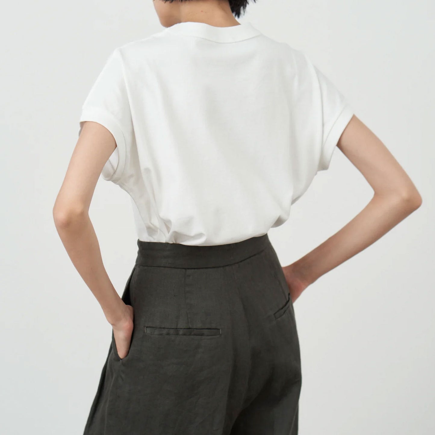 ATON/ 12/-AIR SPINNING OVERSIZED PULLOVER