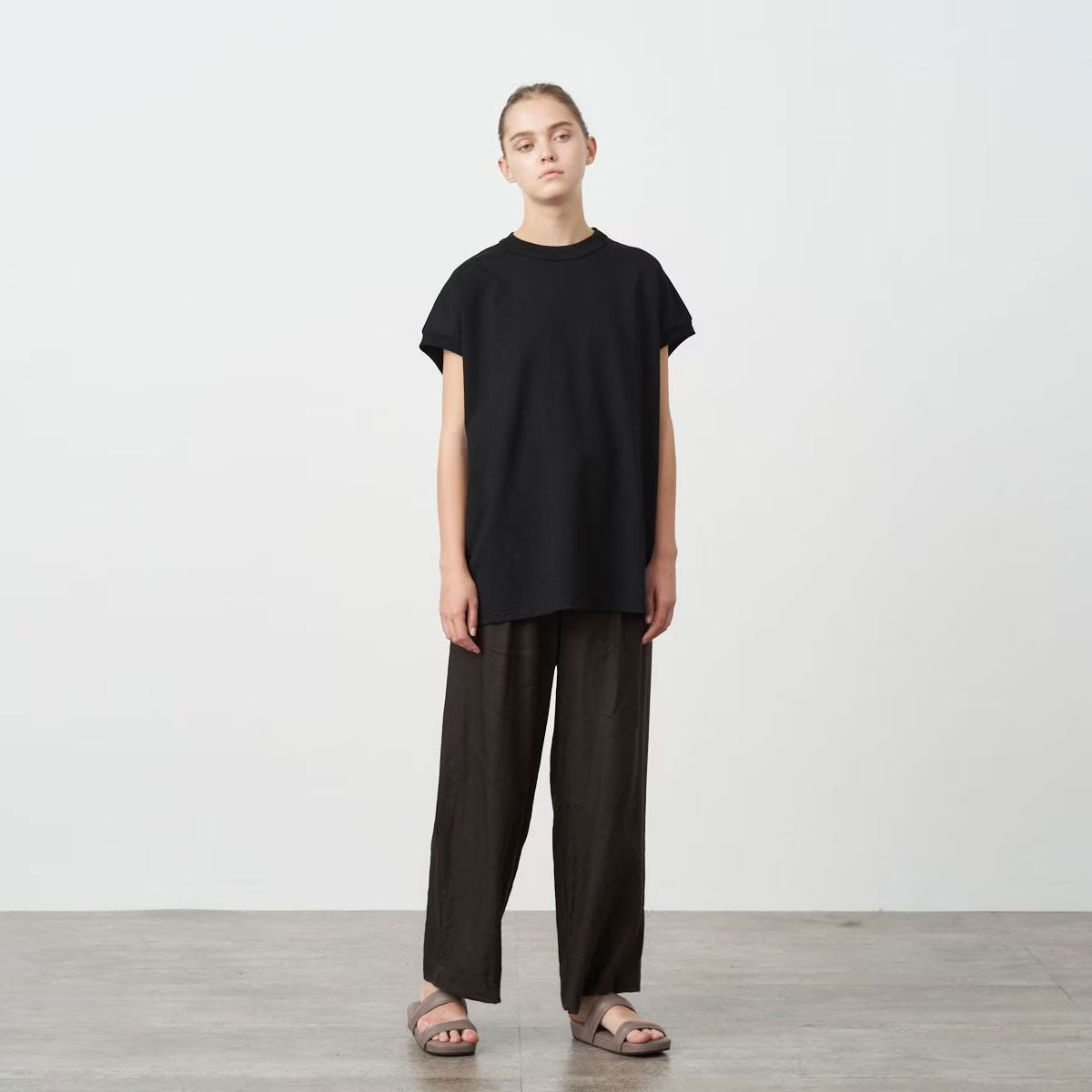 ATON/ 12/-AIR SPINNING OVERSIZED PULLOVER