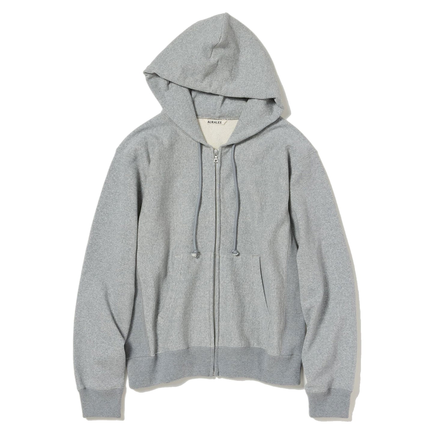 AURALEE/SMOOTH SOFT BD SWEAT ZIP PARKA