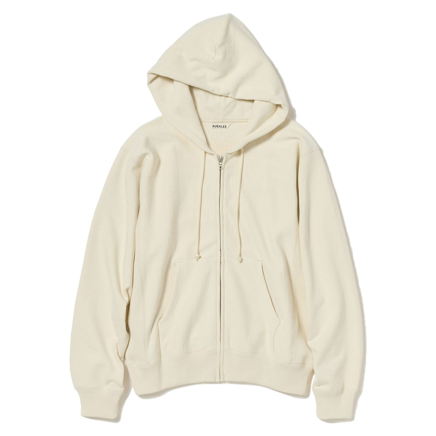 AURALEE/SMOOTH SOFT BD SWEAT ZIP PARKA