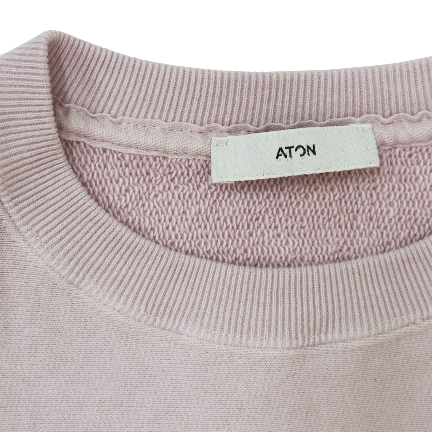 ATON/NATURAL DYE URAKE OVERSIZED SWEAT SHIRT