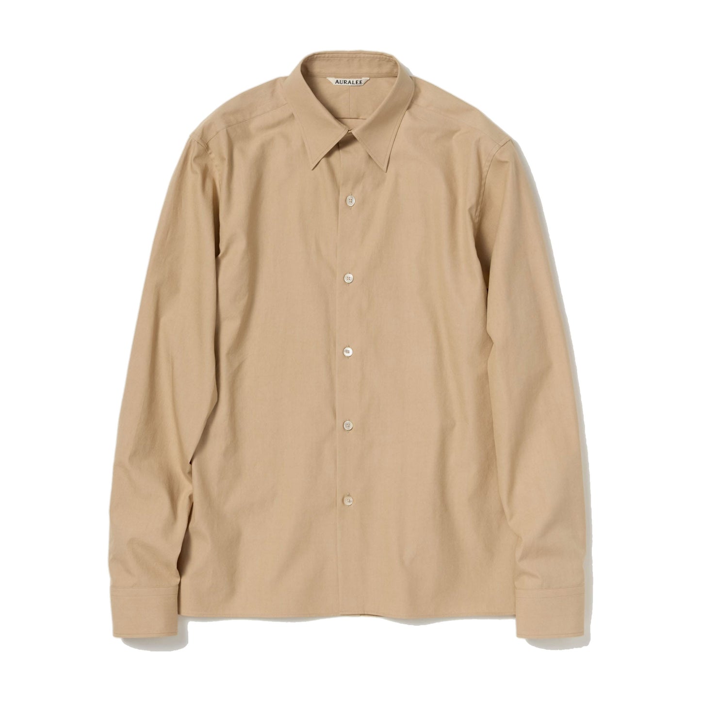 AURALEE/WASHED FINX TWILL SHIRT