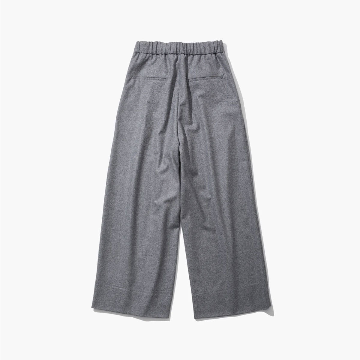 ATON/MERINO COLLEGE FLANNEL WIDE EASY PANTS