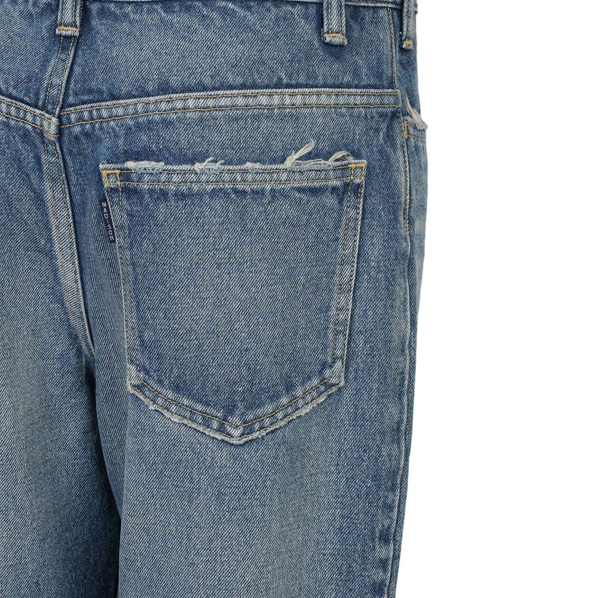 MADISONBLUE/HEM CUT FLARE PT DENIM