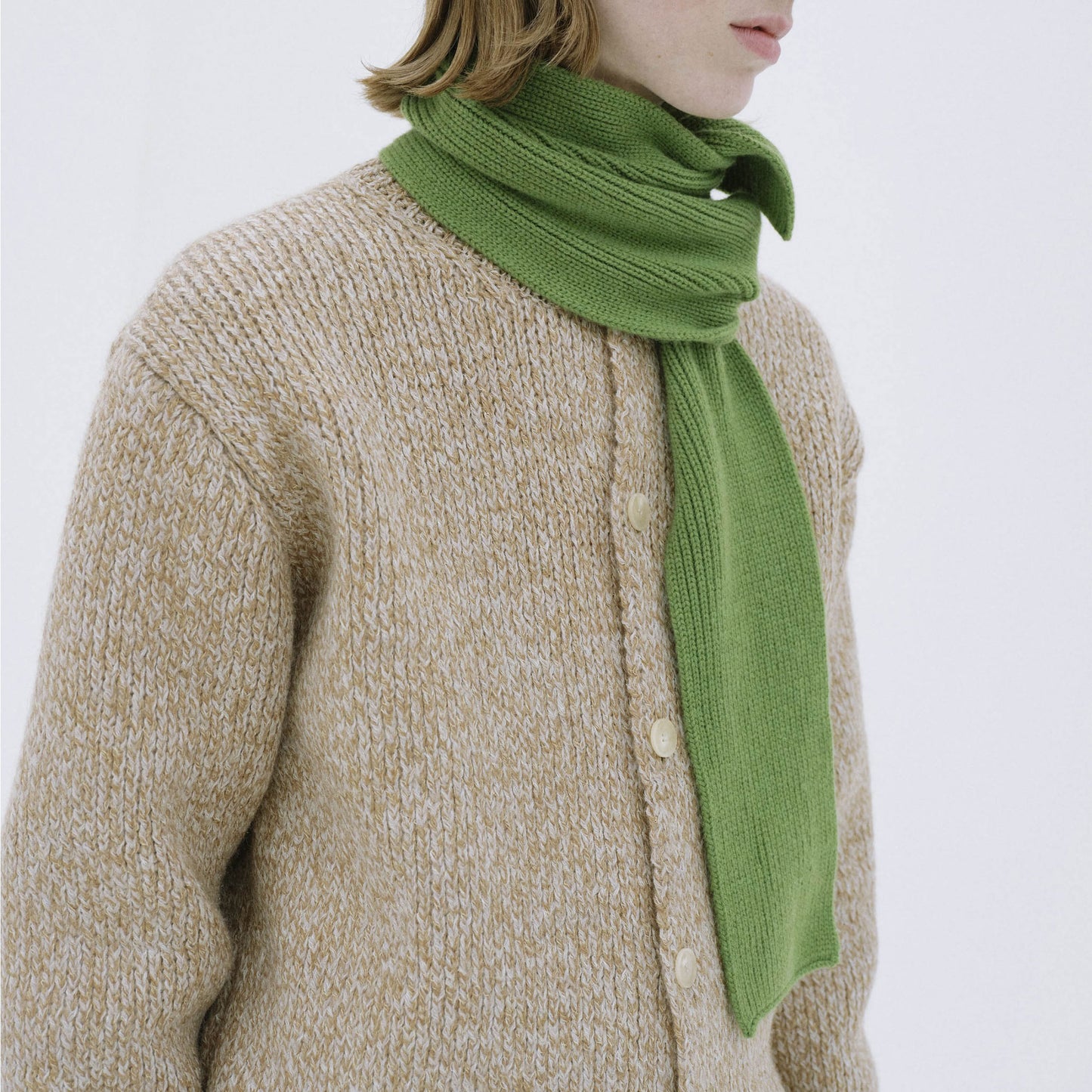 AURALEE/LIGHT CASHMERE KNIT STOLE