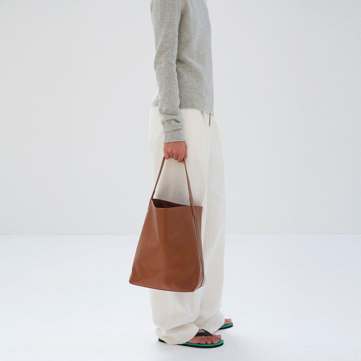 AURALEE/LEATHER TOTE BAG MADE BY AETA