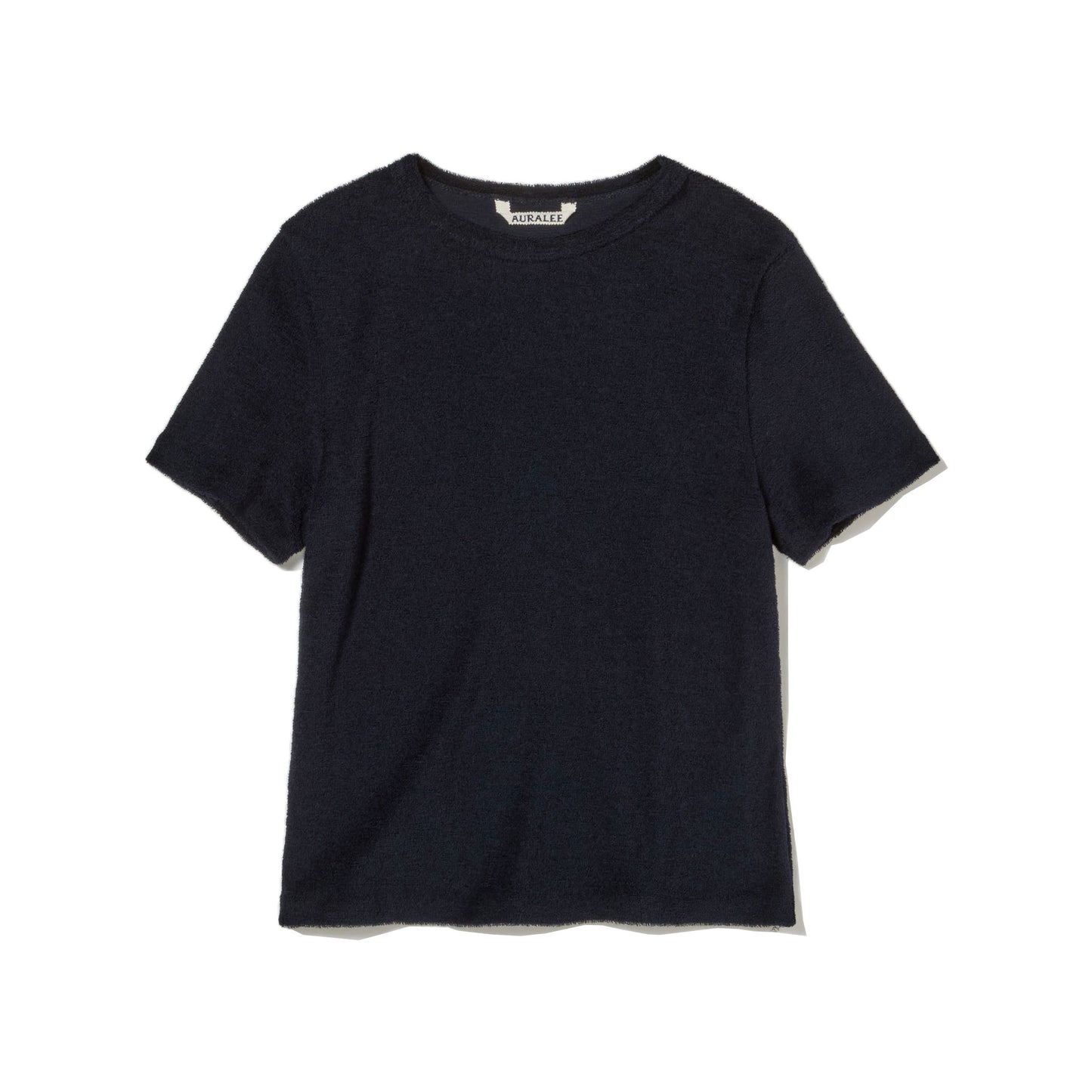 AURALEE/WASHABLE WOOL PILE TEE