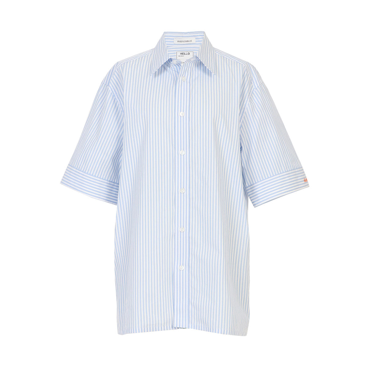 MADISONBLUE/RELAXED FIT S/S SH STRIPE