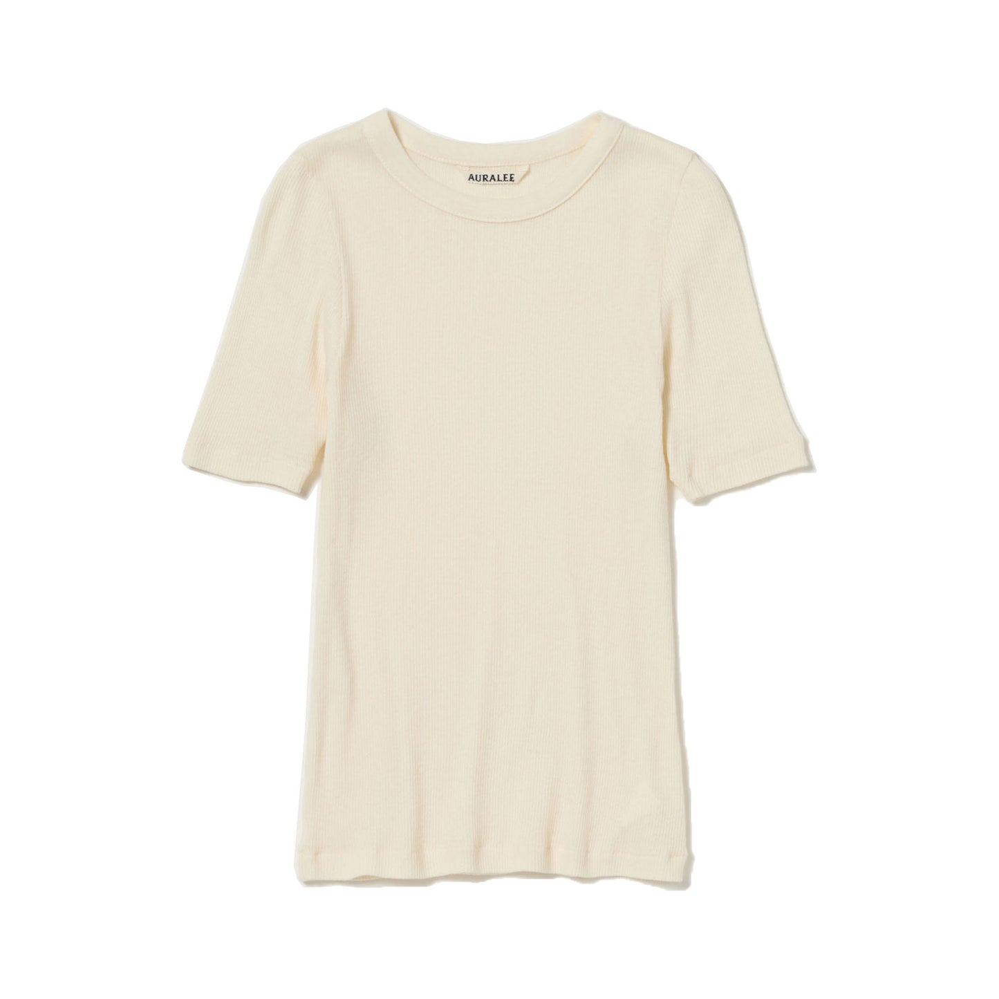 AURALEE/ORGANIC SOFT RIB TEE