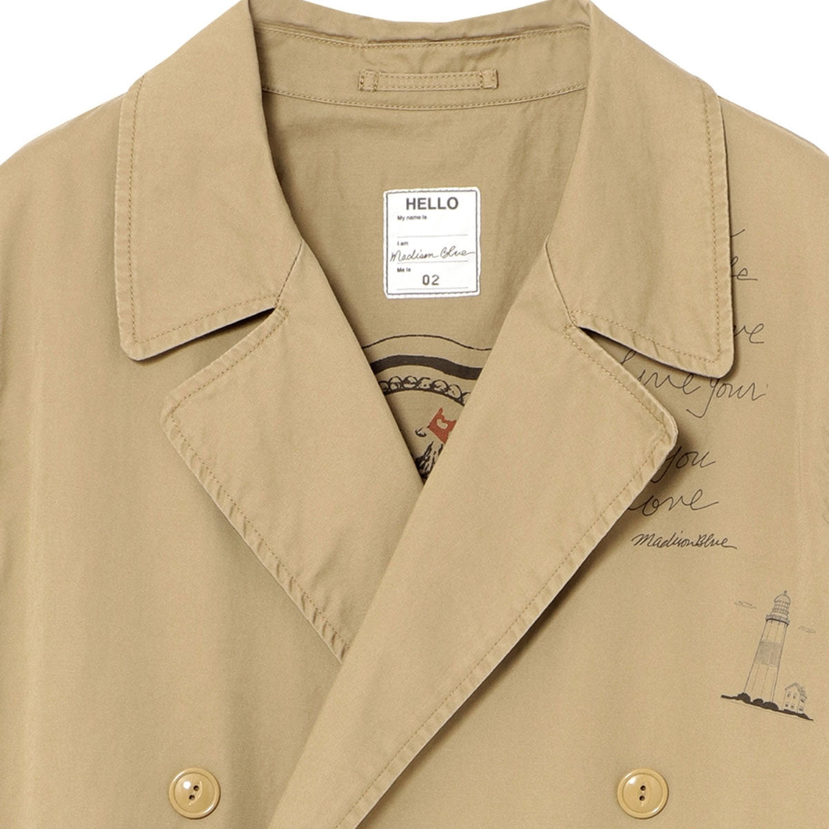 MADISONBLUE/TRENCH COAT C/L