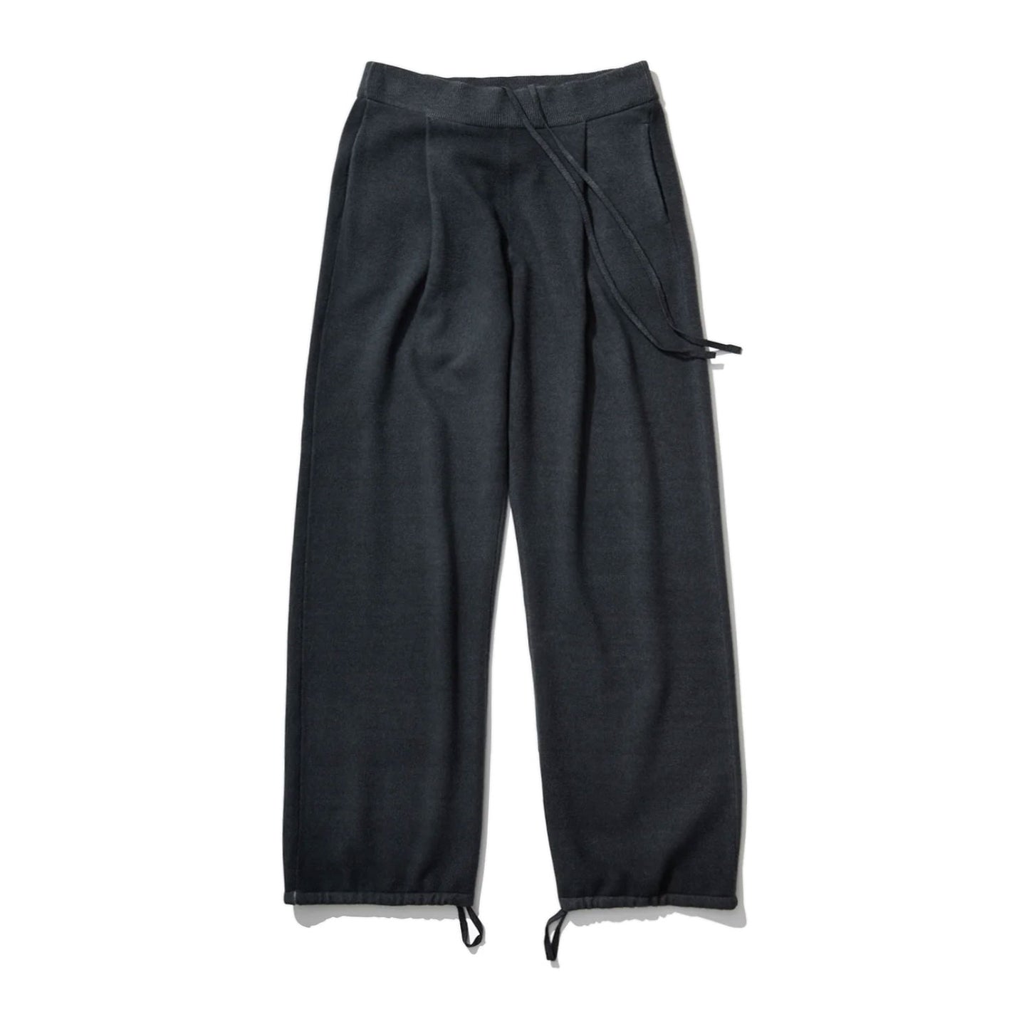 ATON|VINTAGE KNIT EASY STRAIGHT PANTS
