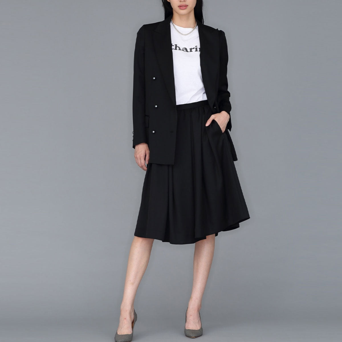 MADISONBLUE/UNLINED BLEECKER W6B BLAZER PEARL