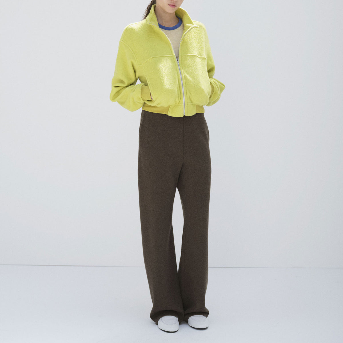 AURALEE/SUPER FINE WOOL KNIT PANTS