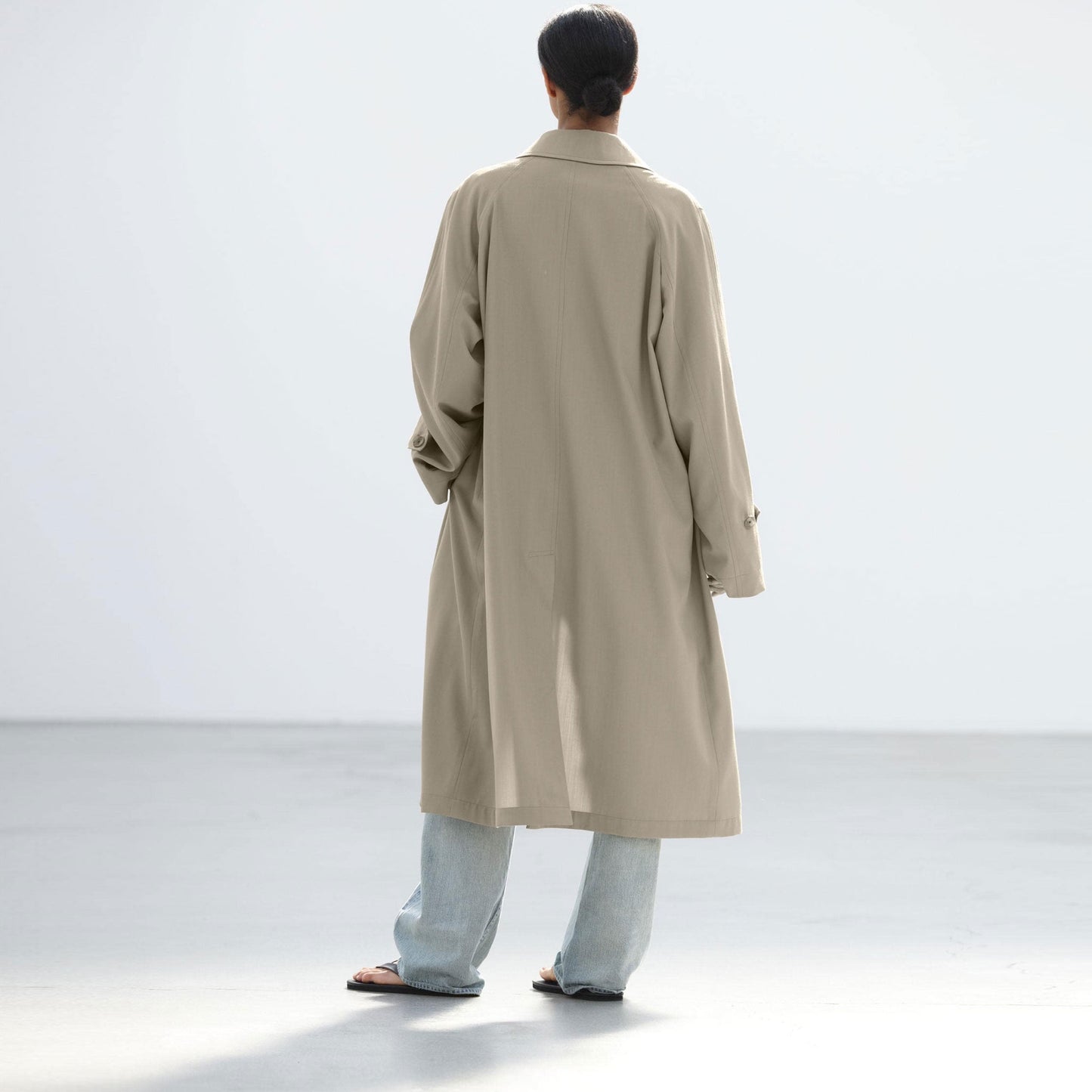 AURALEE/LIGHT WOOL MAX CABARDINE COAT