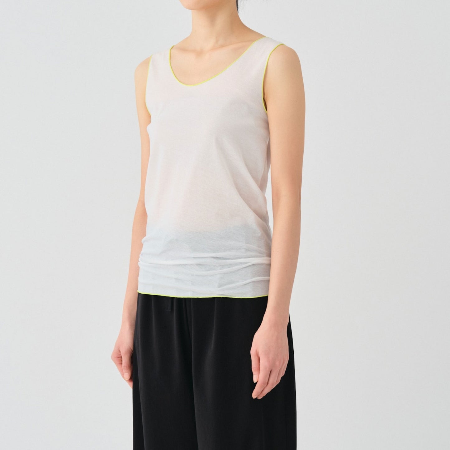 GOOD PEOPLE GOOD STITCHING GOOD PRODUCT/FRESCA ZERO JERSEY NOSLEEVE T