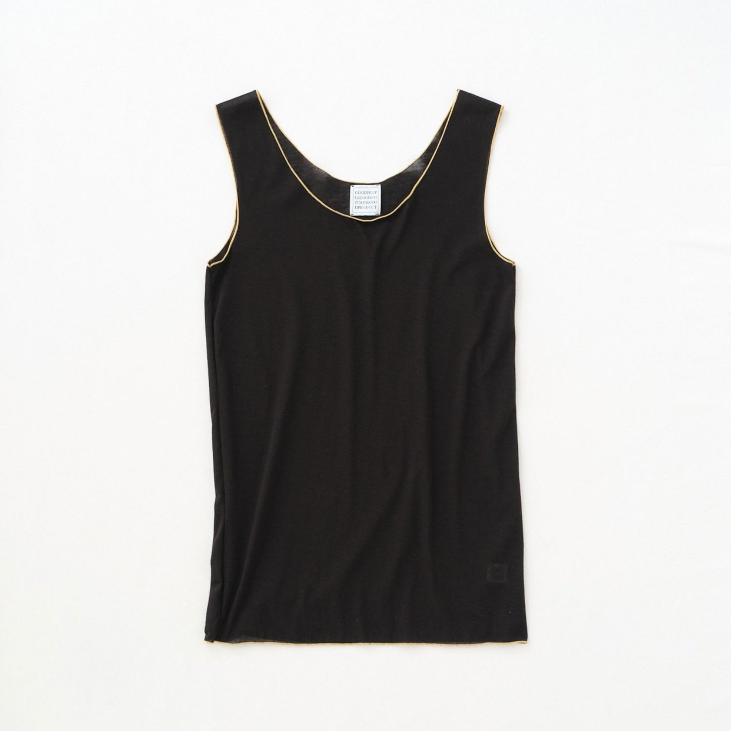 GOOD PEOPLE GOOD STITCHING GOOD PRODUCT/FRESCA ZERO JERSEY NOSLEEVE T