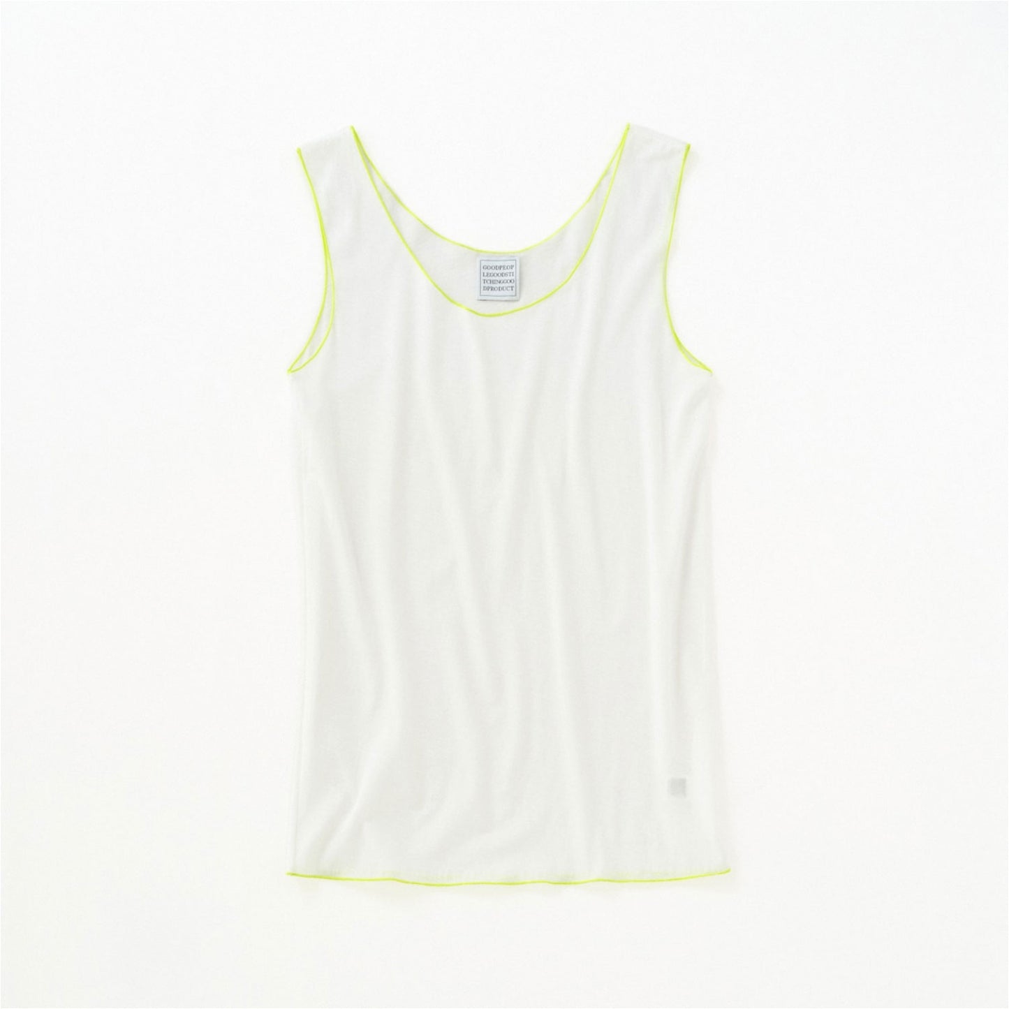 GOOD PEOPLE GOOD STITCHING GOOD PRODUCT/FRESCA ZERO JERSEY NOSLEEVE T