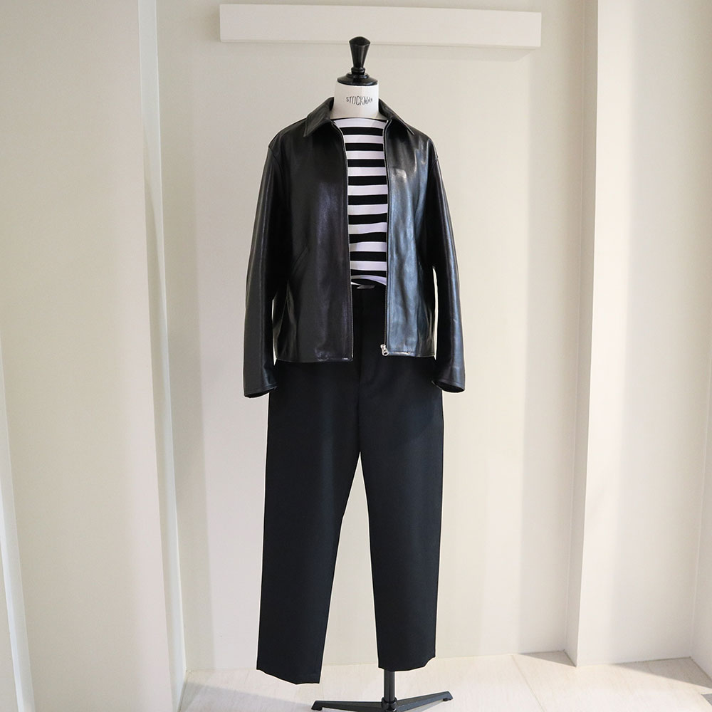 LOEFF/LAMB LEATHER BIKER JACKET