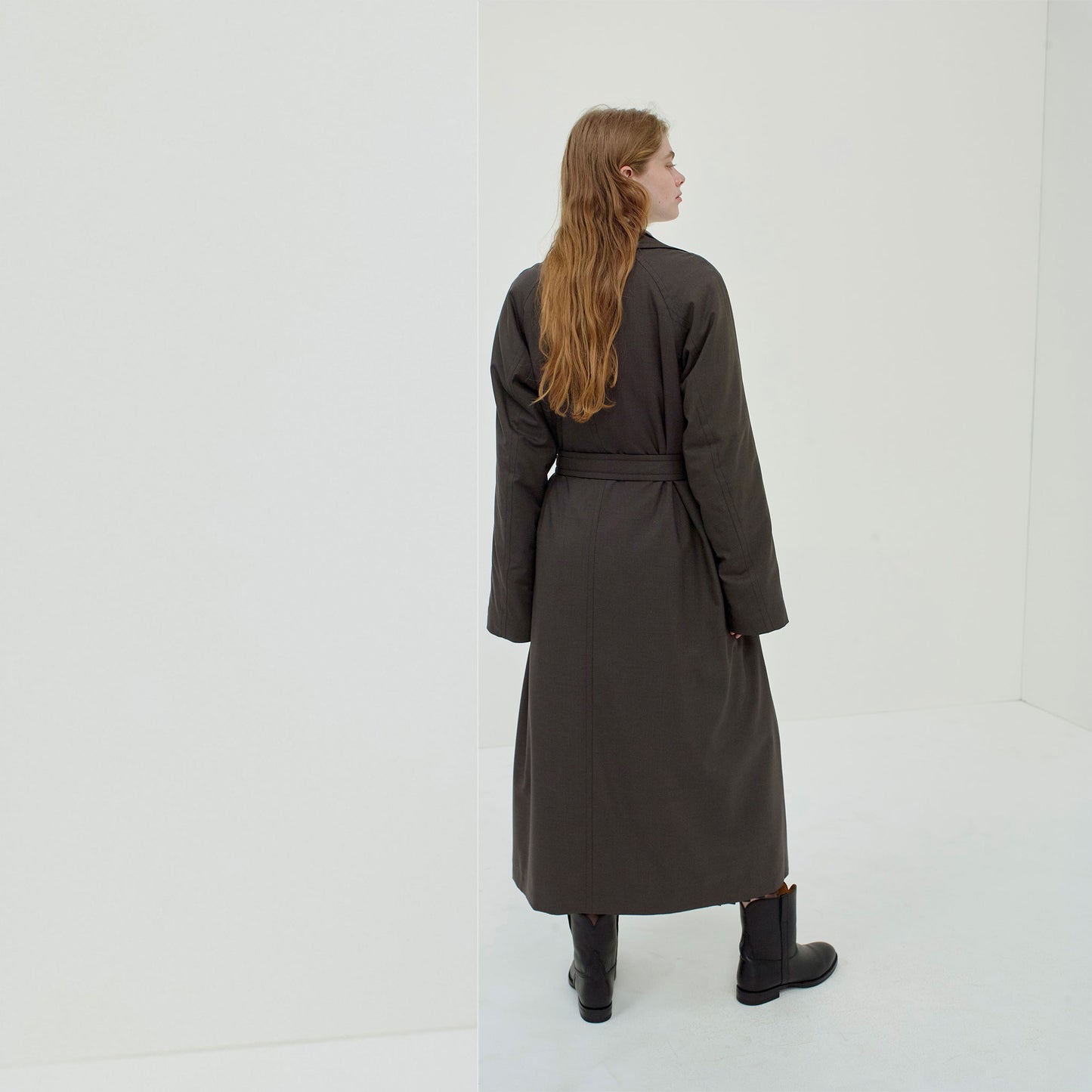 AURALEE/SUPER FINE TROPICAL WOOL CHESTERFIELD PADDED COAT