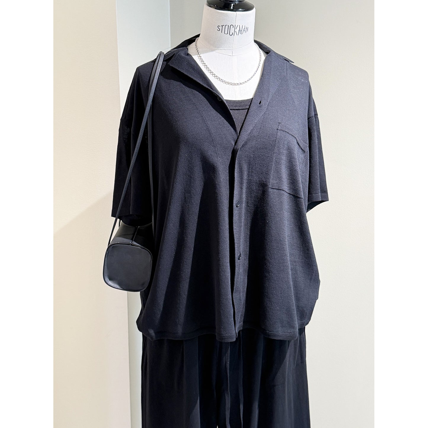 ATON|HIGH TWIST COTTON KNIT SHIRT