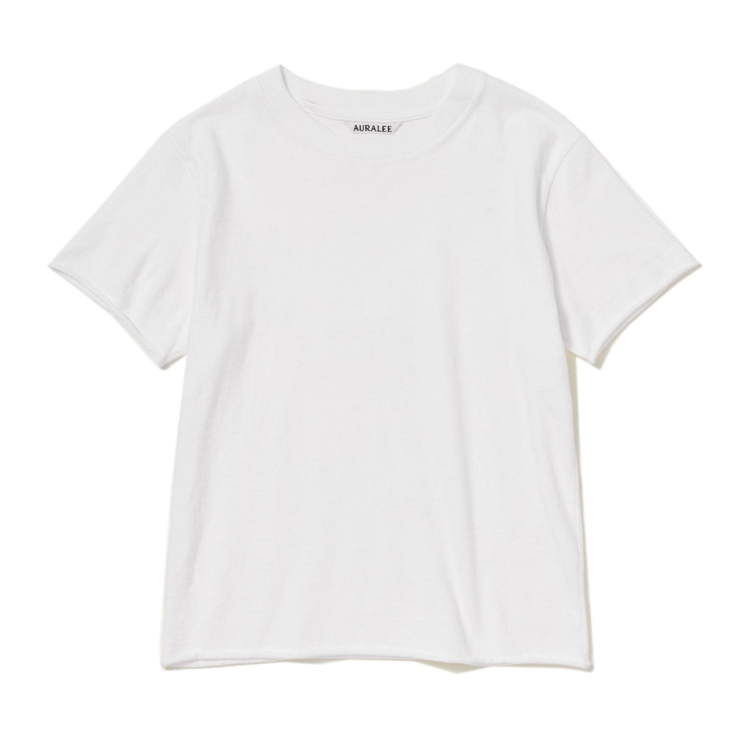 AURALEE/BRUSHED ORGANIC COTTON JERSEY TEE – THREE DOTS TURQUOISE