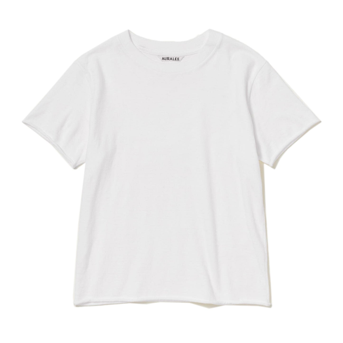 AURALEE/BRUSHED ORGANIC COTTON JERSEY TEE