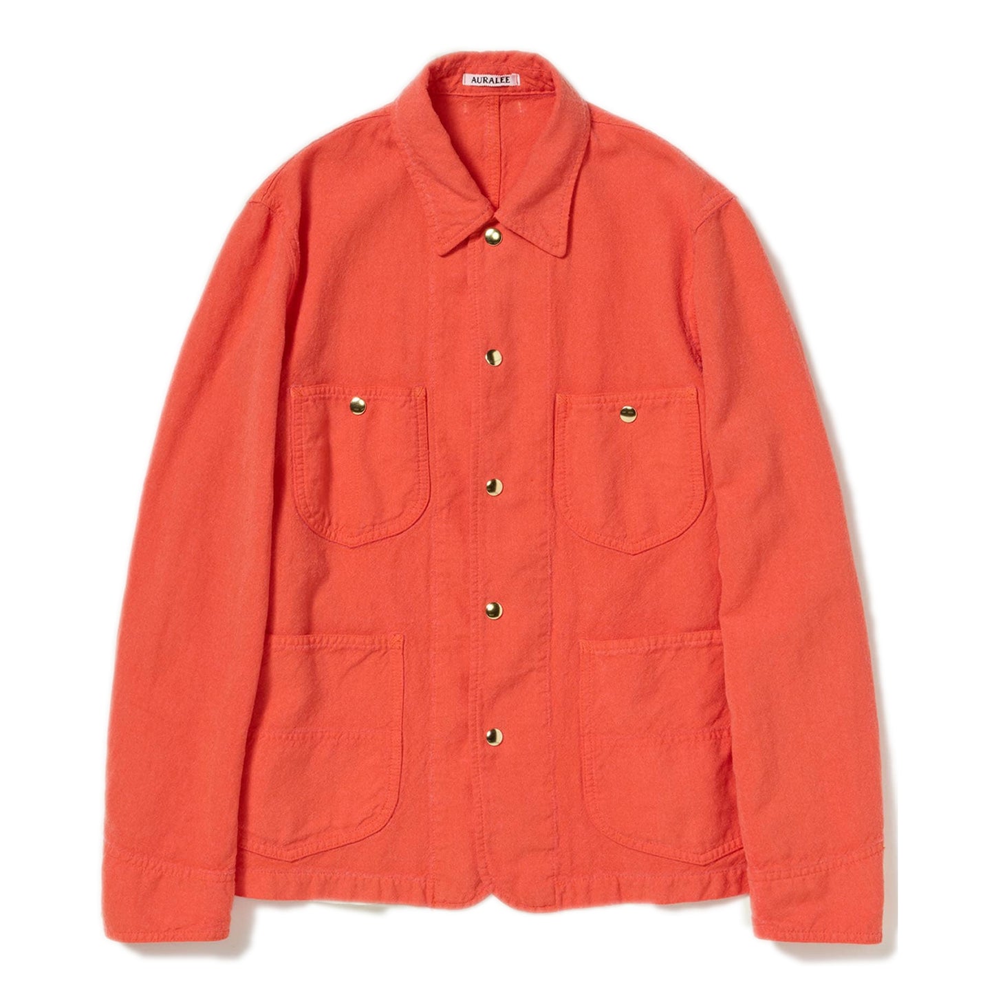 AURALEE/WOOL COTTON LINEN OX WORK JACKET