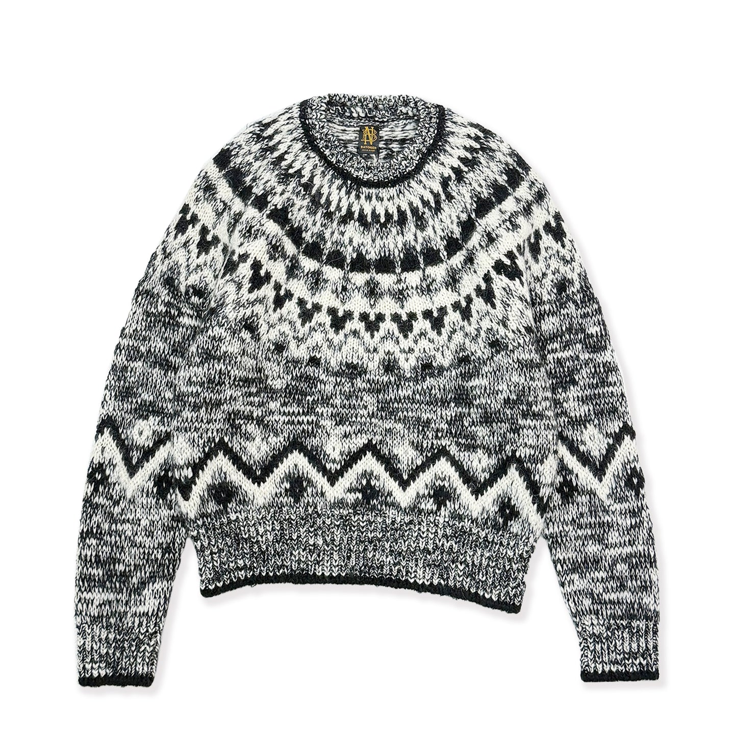 BATONER/ MOHAIR NORDIC CREW NECK