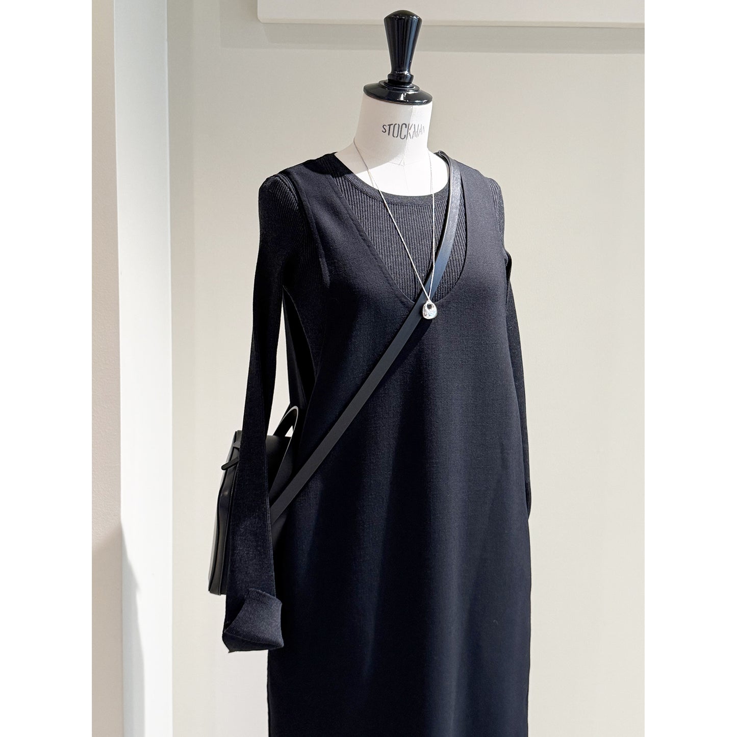 BOWTE/EXTRA FINE WORSTED RIVER LONG DRESS