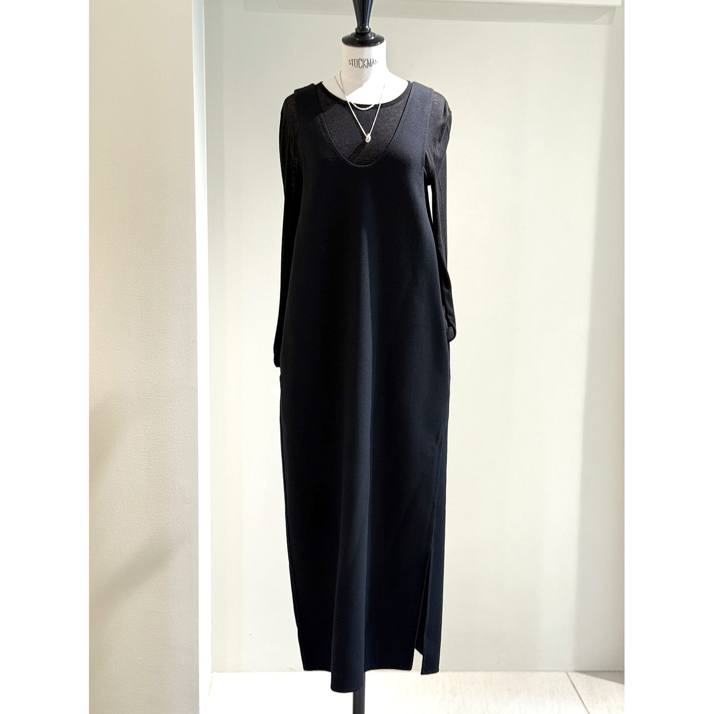 BOWTE/EXTRA FINE WORSTED RIVER LONG DRESS