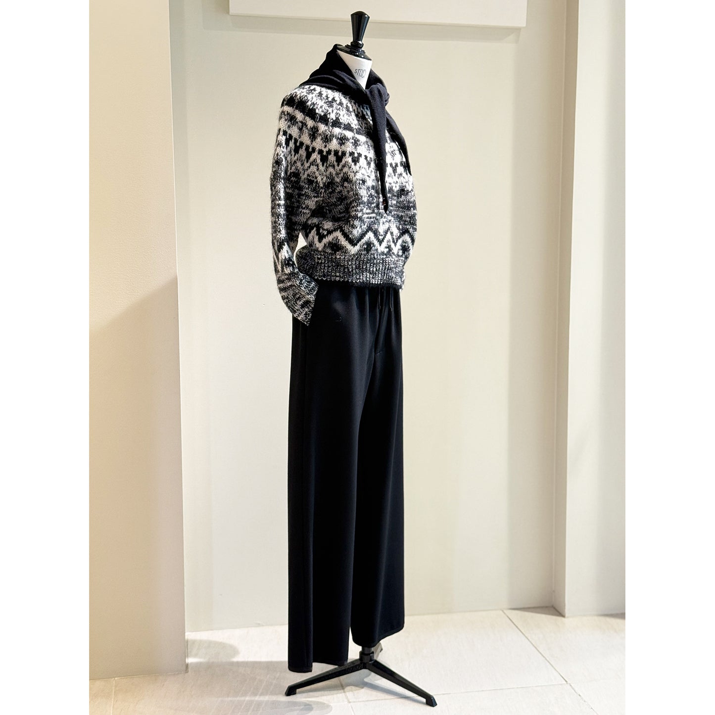 BATONER/ MOHAIR NORDIC CREW NECK