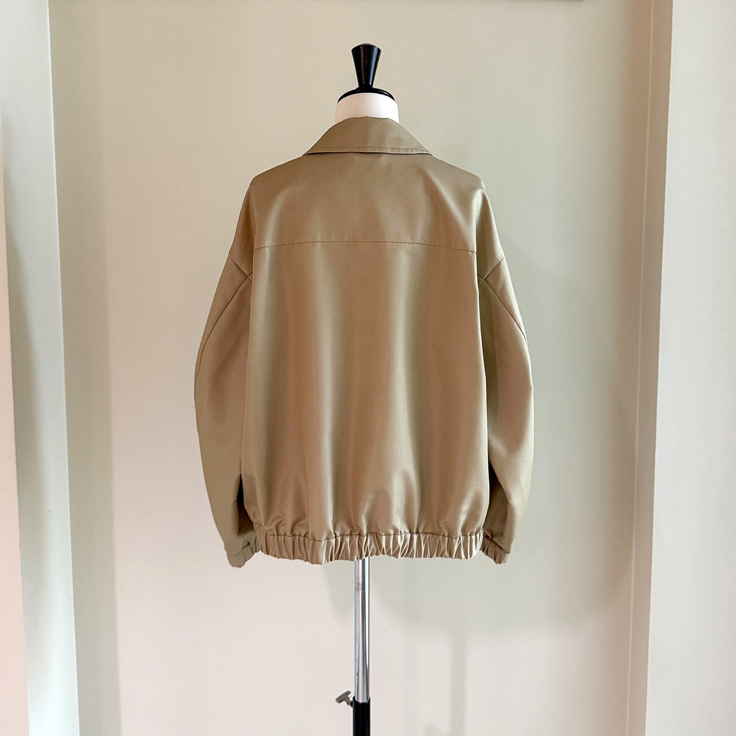 THREE DOTS TURQUOISE/GIZA GABARDINE BLOUSON