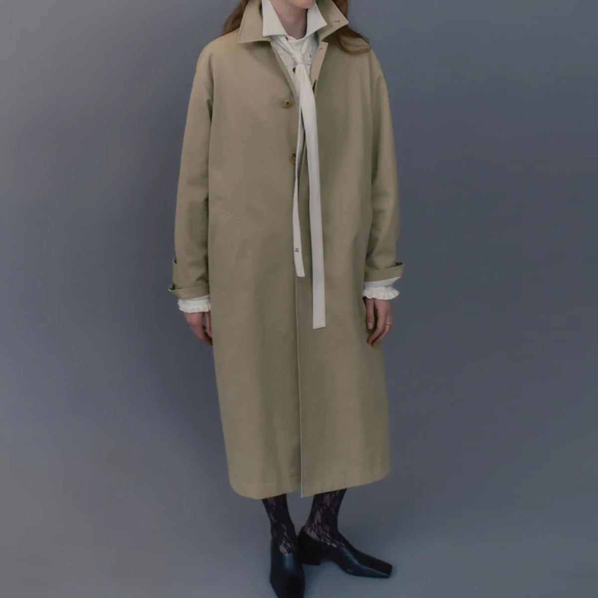BOWTE/ ORGANIC COTTON WEST POINT COMFORT COAT